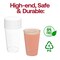 Smarty Had A Party 14 oz. Crystal Clear Plastic Disposable Party Cups (500 Tumblers), 500PK 524-CASE - alternate 4
