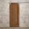 Sartodoors Modern Barn Door 18 x 96 inches, Ego 5006 Cognac Oak Veneer, 6.6FT Silver Rail Track Heavy Hardwar EGO5006BD-S-DKO-1896 - alternate 5