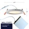 Bulbrite 4" Canless 2700K, 65w Equivalent, New Construction Integrated LED Recessed Light Kit Metal JBOX, 2PK 861666 - alternate 3