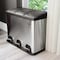 Elama 3 Section 15 Liter/4 Gallon Each Section Trash and Recycling Step Bin EL-LD710-45L - alternate 4