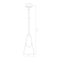 Z-Lite Aimie 1-Light Pendant with Rod, 7 in W, Matte Black 828P7-ROD-MB - alternate 5
