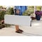 Lifetime 6 Ft. White Granite Fold-In-Half Bench 80305 - alternate 8