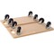 Edendirect Heavy Duty Wood Furniture Dolly with Wheels, 500 lbs Capacity 2pcs 22.8in x11.2in Platform ED-W46577450 - alternate 7