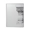 Homeroots Set of Six Decorative Antiqued Glass Black Metal Framed Mirror Set, 6PK 485005 - alternate 1