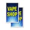 Signmission Vape Shop, A-Frame & 2 Decals Installed, Heavy-Duty Plastic Frame SBHD-D-2436-Vape Shop - alternate 3