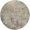 Homeroots 8' Beige And Brown Round Abstract Washable Indoor Outdoor Area Rug 605532 - alternate 6