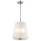 Nuvo Lune, 3 Light Pendant, Brushed Nickel Finish, Etched White Glass 60/8228 - alternate 6