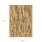 Homeroots 9' X 12' Orange And Beige Striped Washable Indoor Outdoor Area Rug 609046 - alternate 5