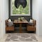 Homeroots 3' X 5' Natural And Ivory Floral Indoor Outdoor Area Rug 554908 - alternate 5