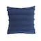 Homeroots Set of Two Navy Blue Ribbed Cotton Throw Pillow With Fringe, 2PK 554610 - alternate 4