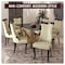 Leisuremod Novara Collection Modern Wooden Dining Chair in Light Cream, 2PK NC20CR2 - alternate 6