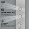 Vigo 59 in. H x 6 in. W 4-Jet Shower Panel System with Round Head, Tub Filler & Hand Shower Wand VG08022ST - alternate 5