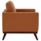 Leisuremod Chester Modern Leather Accent Armchair with Birch Wood Base, Cognac Tan CS33TN-L - alternate 6
