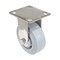 Vestil Thermoplastic Rubber Rigid Caster 5 In. Diameter x 2 In. Width 500 Lb. Capacity Gray CST-E-SS-5X2TPR-R - alternate 5
