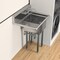 Amgood 29 in. x 22 in. Stainless Steel One Compartment Sink with 16 in. x 14 in. Bowl and 12 in. Left  Drainboard AMG SINK S1C-141611-12L-NF-Z - alternate 5