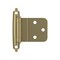 Amerock 3/8in 10mm Inset Self Closing Face Mount Golden Champagne Cabinet Hinge, 1 Pair BPR3428BBZ - alternate 1
