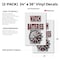 Signmission Watch Batteries, Vinyl Decals Only 24 Inch x 36 Inch, Vinyl Decal, 2PK DSB-2436-2PACK-Watch Batteries - alternate 2