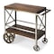 Homeroots Vintage Style Rolling Server Bar Cart 388944 - alternate 1