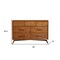Homeroots 56" Brown Solid Wood Seven Drawer Double Dresser 524140 - alternate 7