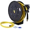 Edendirect 3/8 in. x 50 ft. 300 PSI Retractable Air Hose Reel in Black ED-W46566957 - alternate 1