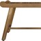 Homeroots Rectangular Teak Shower Bench With Handles In Natural Finish 376724 - alternate 5