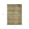 Homeroots 8' X 10' Fern Green And Taupe Abstract Washable Indoor Outdoor Area Rug 618277 - alternate 5