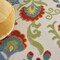 Homeroots 8' X 11' Green Red Ivory And Yellow Floral Indoor Outdoor Area Rug 546699 - alternate 7