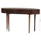 Baxton Studio Linore Fluted Wood Console Table - 2-Drawer Oval Accent Table for Living Room or Entryway 270-14723-ZORO - alternate 4