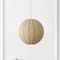 Jonathan Y Sia 16" 1-Light Scandinavian Japandi Adjustable Lantern Metal w/Ribbed Cocoon Globe Shade LED Pendan JYL4206A - alternate 7