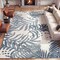 Jonathan Y Tropics Palm Leaves Cream/Dark Blue 4 ft. x 6 ft. Indoor/Outdoor Area Rug AMC100F-4 - alternate 4