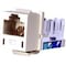 Hubbell Premise Wiring Jack, Electric Ivory HXJ6EI - alternate 1