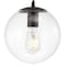 Jonathan Y Bleecker 7.75" Metal/Glass Globe LED Pendant, Clear/Oil Rubbed Bronze JYL9528D - alternate 5