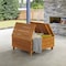 Alaterre Furniture Barton Outdoor Eucalyptus Wood Coffee Table with Lift Top Storage Compartment, Brown 80-OUTD-WD-STCT - alternate 4