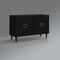 Homeroots 48" Black Sideboard with Two Doors 545574 - alternate 7