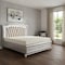 Homeroots 67" X 91" X 69" Pu Champagne Wood Upholstered (Hb) Led Queen Bed 347168 - alternate 3