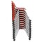 Regency Rico Classroom Training Mobile Stack Chair Armless - Red, 11PK K305-RD-11PK - alternate 4