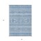 Homeroots 3' X 5' Sky Blue And Ivory Southwestern Washable Indoor Outdoor Area Rug 582848 - alternate 4