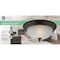 Boston Harbor Two Light Flush Mount Ceiling Fixture, 120 V, 60 W, 2-Lamp, A19 or CFL Lamp F51WH02-1005-ORB - alternate 2