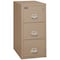 Fireking 3 Drawer, 2 Hr Fire & Impact Rated, Vertical, 31" depth Letter Taupe 3-1943-2TA - alternate 1