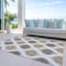 Homeroots 3' X 5' Chocolate And Ivory Ikat Washable Indoor Outdoor Area Rug 589086 - alternate 6