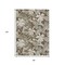 Homeroots 8' X 10' Brown Beige And Olive Green Botanical Leaves Washable Indoor Outdoor Area Rug 618397 - alternate 4