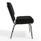 Flash Furniture Hercules Church Chair, Black Back, 21-1/4 in W 25" L 33" H, Fabric Seat FD-CH0221-4-GV-S0806-GG - alternate 3