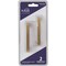 Hardware Resources KasaWare 3-3/8'' Overall Length Brushed Gold Square Bar Pull, 2PK K7063BG-2 - alternate 2