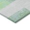 Homeroots 5' X 8' Sage Mint Green Teal Blue And Ivory Geometric Washable Indoor Outdoor Area Rug 612383 - alternate 4