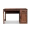 Homeroots 47" Walnut Wood Writing Desk 568264 - alternate 6