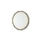 Homeroots 25" Gold Metal Round Accent Mirror 607273 - alternate 1