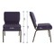 Flash Furniture Purple Fabric Church Chair, PK4 4-FD-CH0221-4-GV-ROY-GG - alternate 4