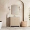 James Martin Vanities Gracyn 36" Single Vanity, Coastal Driftwood, w/ 3 CM Siberian Silestone Widespread Top D125-V36-CSD-WSFR - alternate 4