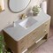 James Martin Vanities Lucian 48 in. Single Vanity, Pebble Oak w/ 3 CM Victorian Silver Silestone Top D704-V48-PBO-FVSL - alternate 4