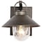 Nuvo Ridge, Small Outdoor Lantern, Brozne Finish, Clear Seeded Glass 60/8530 - alternate 6